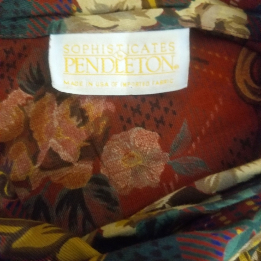 Vintage Pendleton Sophisticates Button Up Blouse - image 5